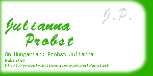 julianna probst business card